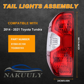 Nakuuly left tail light side profile highlighting fit and OEM styling benefit