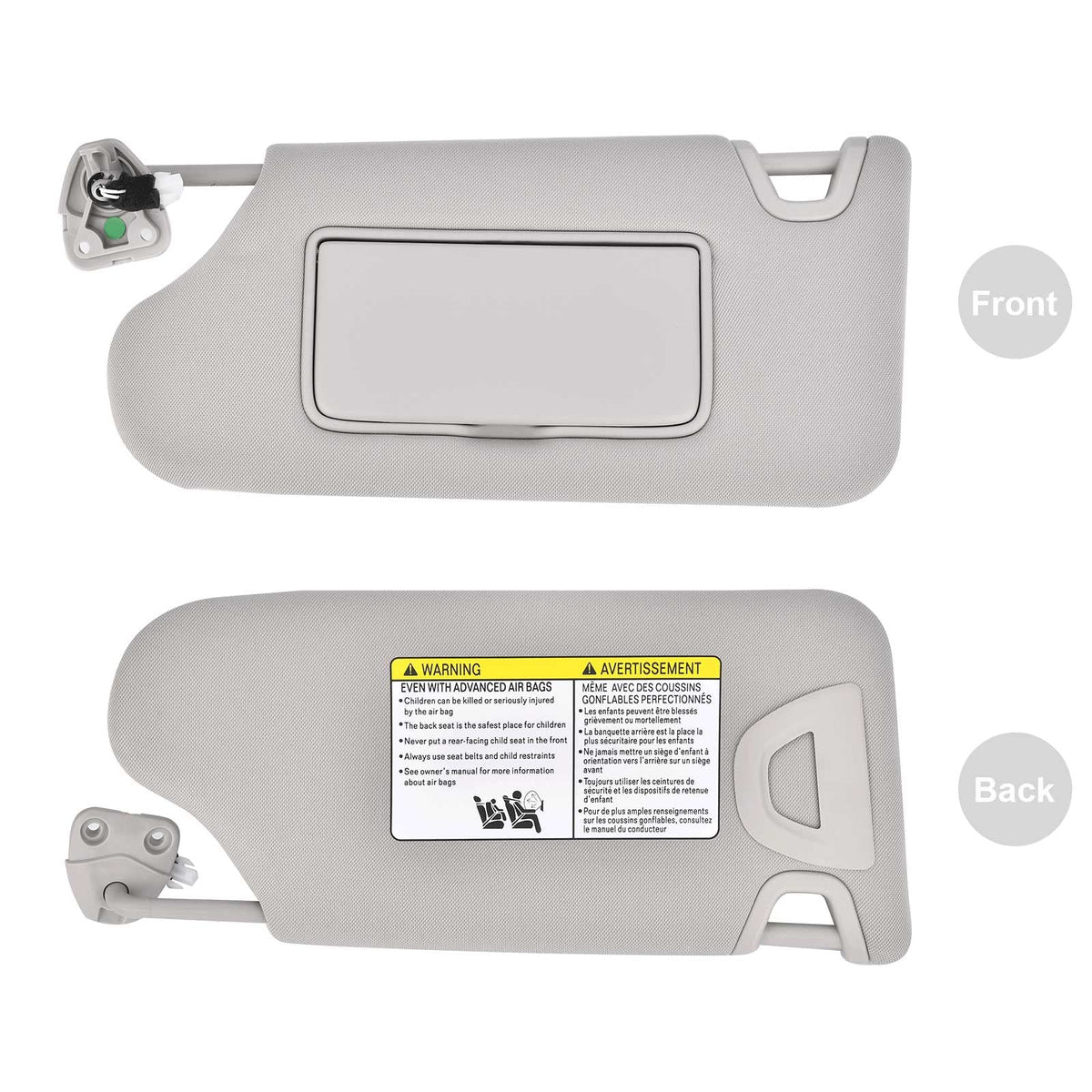 Nakuuly visor side profile showing correct shape and alignment benefit