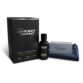 Nano Bond bottle front label showing product name and professional finish benefit