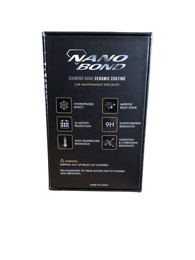Nano Bond 30ml bottle next to a credit card for size and coverage