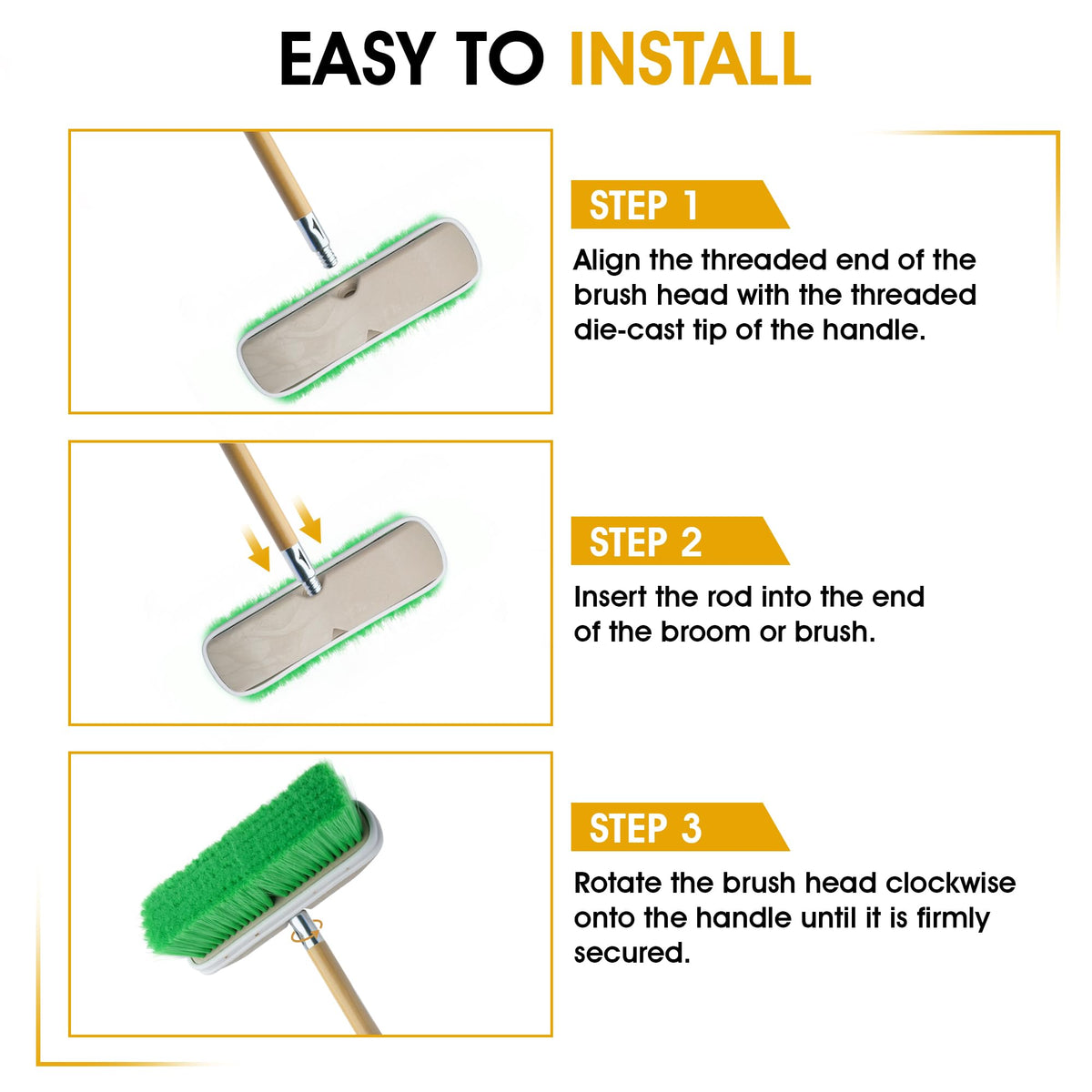 Nanoskin die-cast threaded tip close-up highlights secure attachment and stability