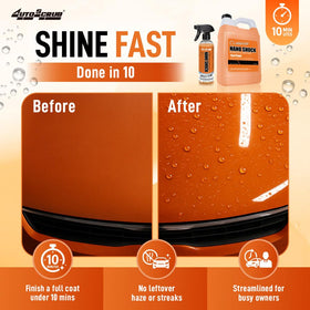 Nanoskin close-up mist spray demonstrating easy spray-on application benefit