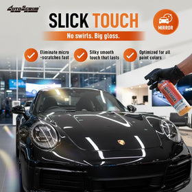 Nanoskin used as clay lubricant on paint demonstrating safe decontamination benefit