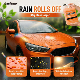 Nanoskin finished rubber trim showing no residue and restored appearance benefit