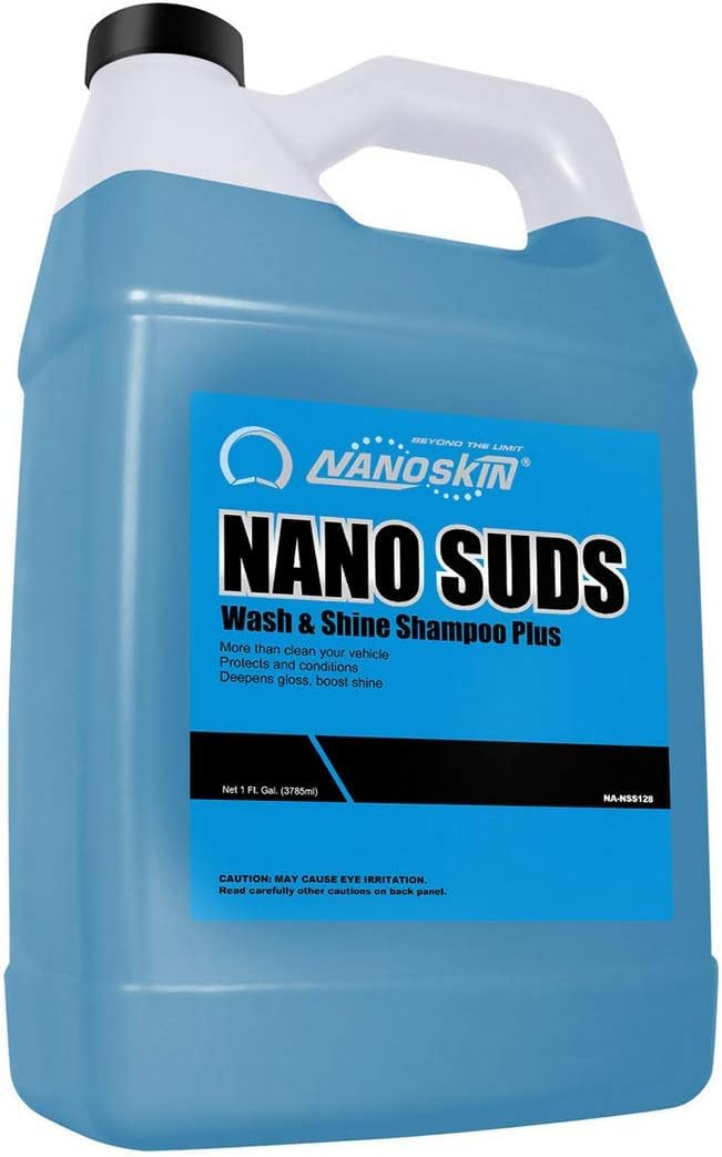 Nanoskin front label showing product benefits and glossy finish