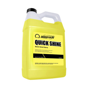 Nanoskin gallon bottle front view showing label and size, clear product identification and convenience