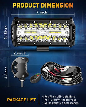 NAOEVO installed on truck bumper demonstrating extra road visibility benefit