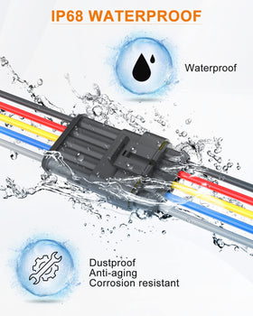 NAOEVO rubber gasket seal detail protecting pins from water and dust intrusion