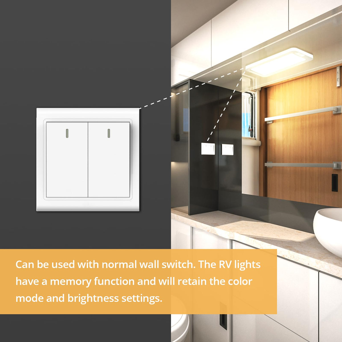 NAOEVO three color modes comparison enabling mood and task lighting