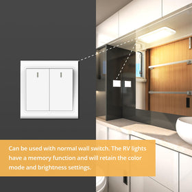 NAOEVO three color modes comparison enabling mood and task lighting
