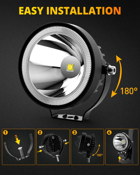 NAOEVO wiring and included hardware for easy DIY installation benefit