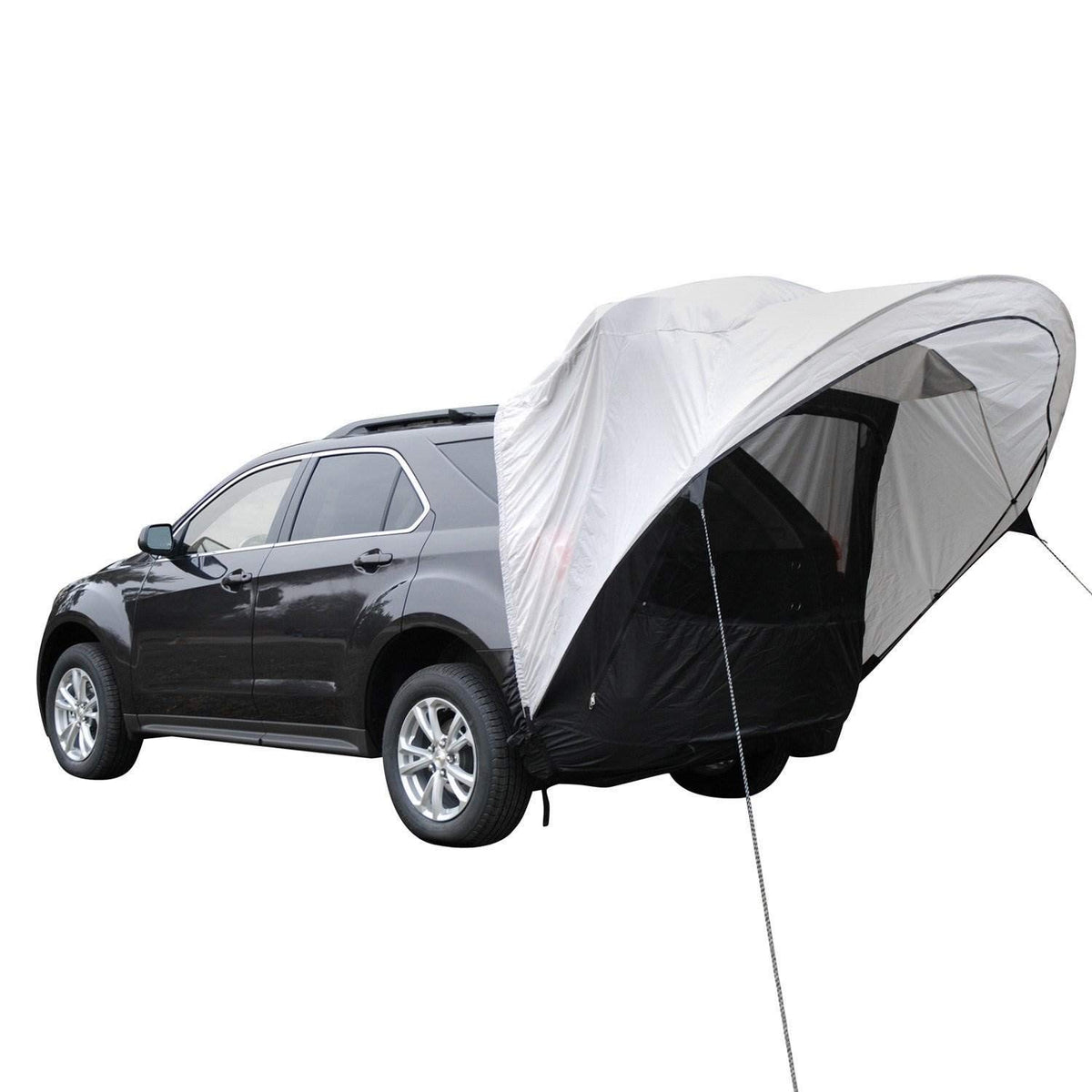 Napier Sportz Cove front view showing secure hatch attachment and covered entry benefit