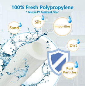 Nasibey sediment filter fiber close-up for efficient particle capture benefit