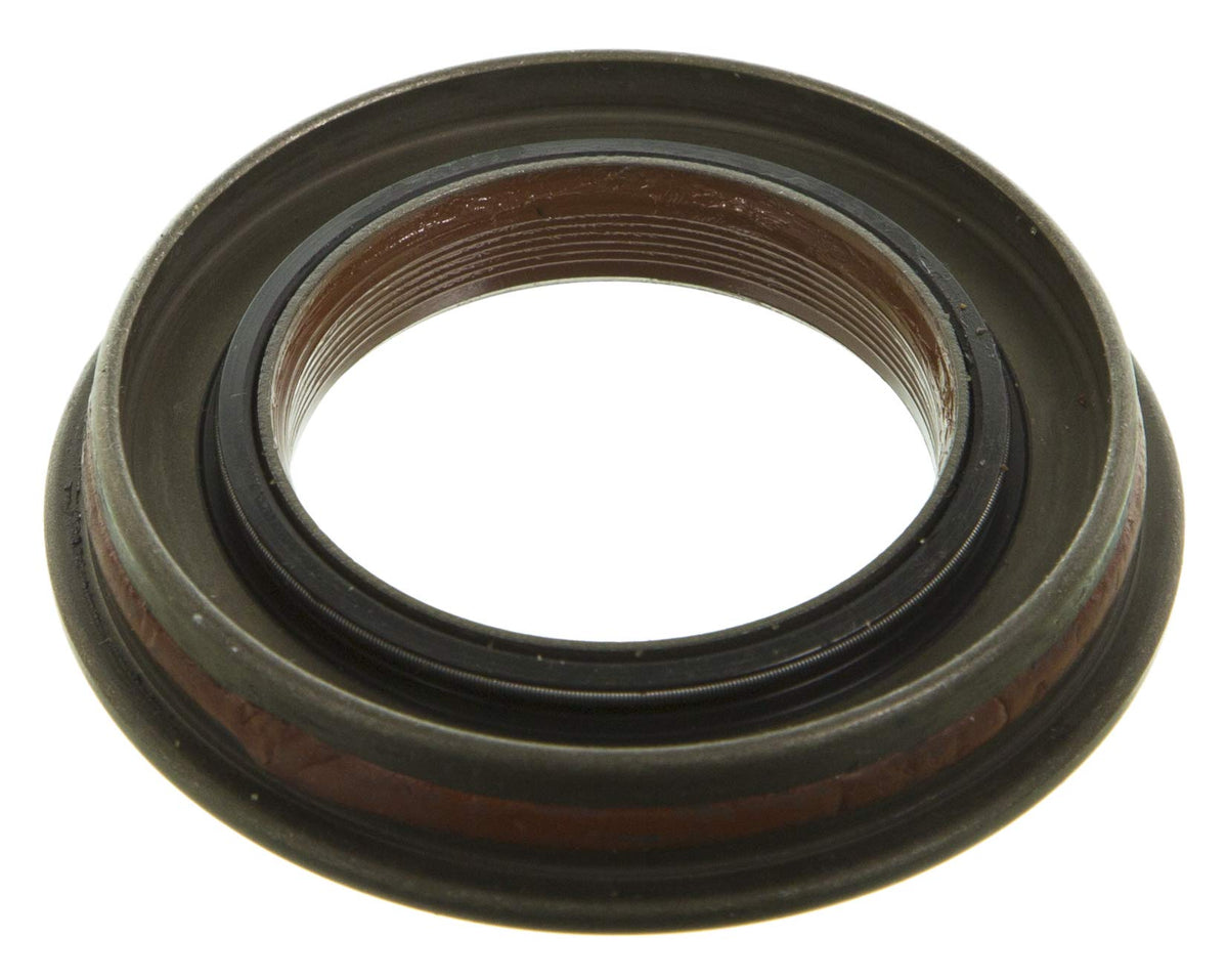 National 710950 front face close-up showing seal lips and spring, improved leak protection