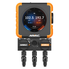 NAVAC front panel showing HD display and intuitive controls for faster readings