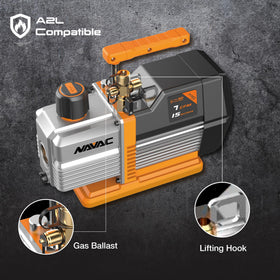 NAVAC detail of built-in check valve preventing backflow and protecting system components