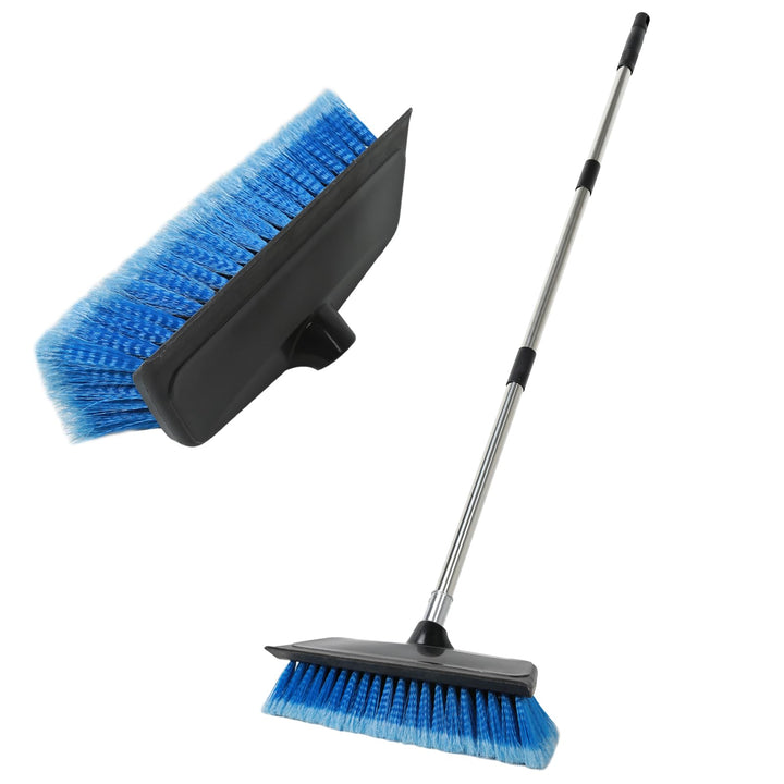 NAVAPAL front view of the full car wash brush showing features and reach benefit