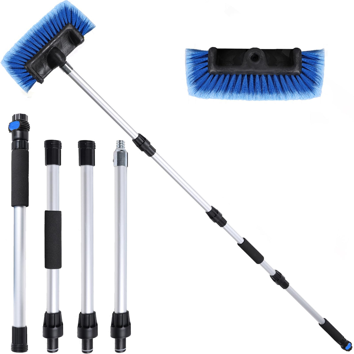 NAVAPAL front view showing brush and handle, highlights gentle cleaning efficiency