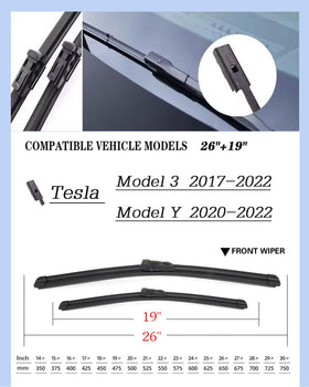 NAVOTY blades staged in garage ready to replace OEM wipers quickly