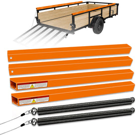 NAZOU front-mounted kit installed on trailer improving lift effort