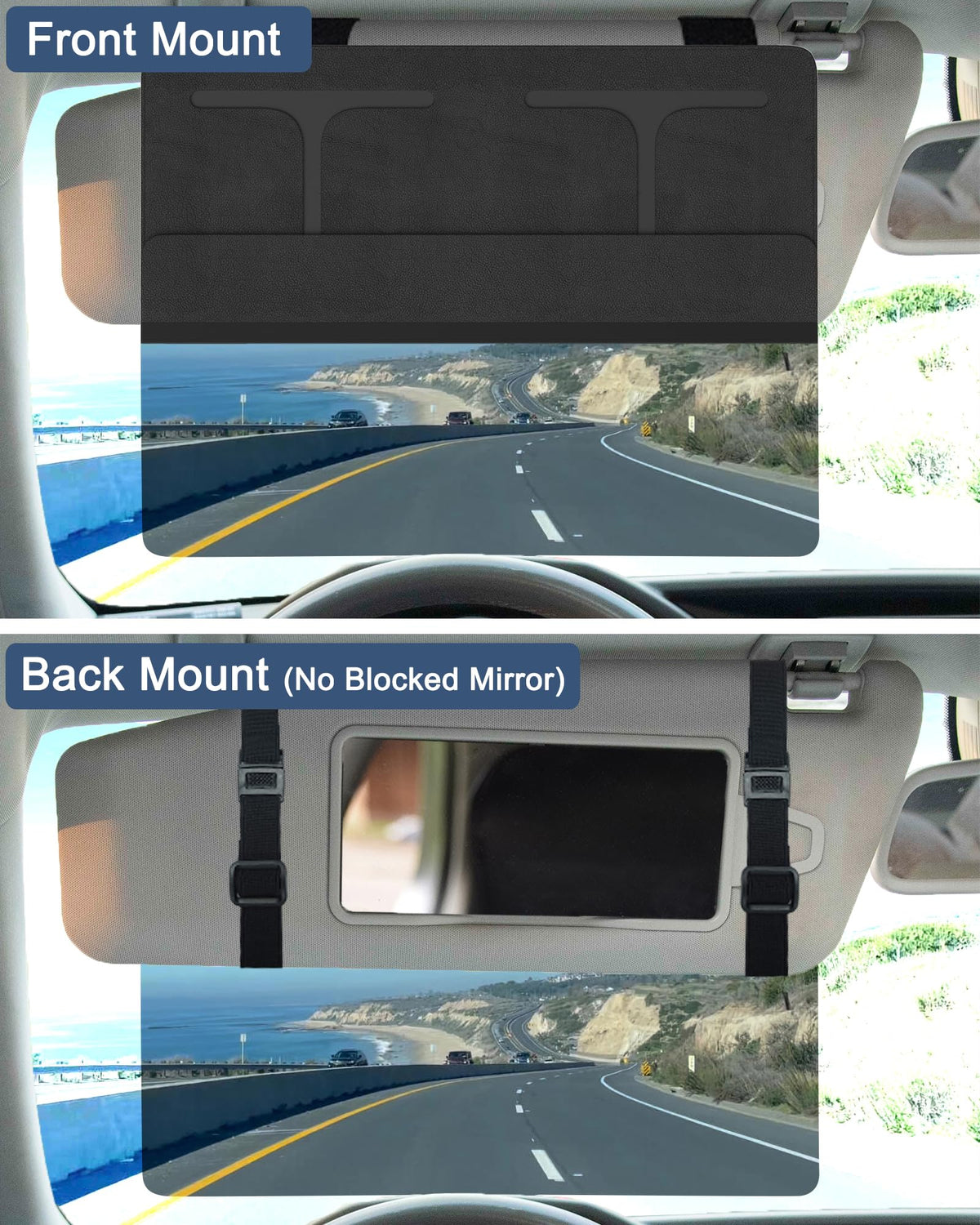 NAZZO in use from driver perspective improving road visibility