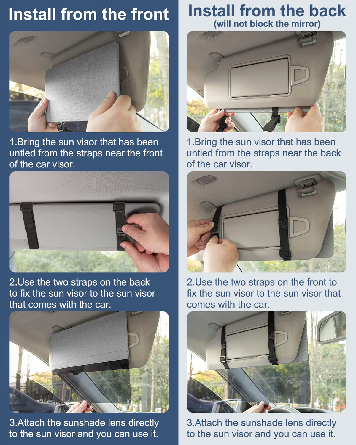 NAZZO lens bottom hole detail preventing fingerprints and preserving clarity