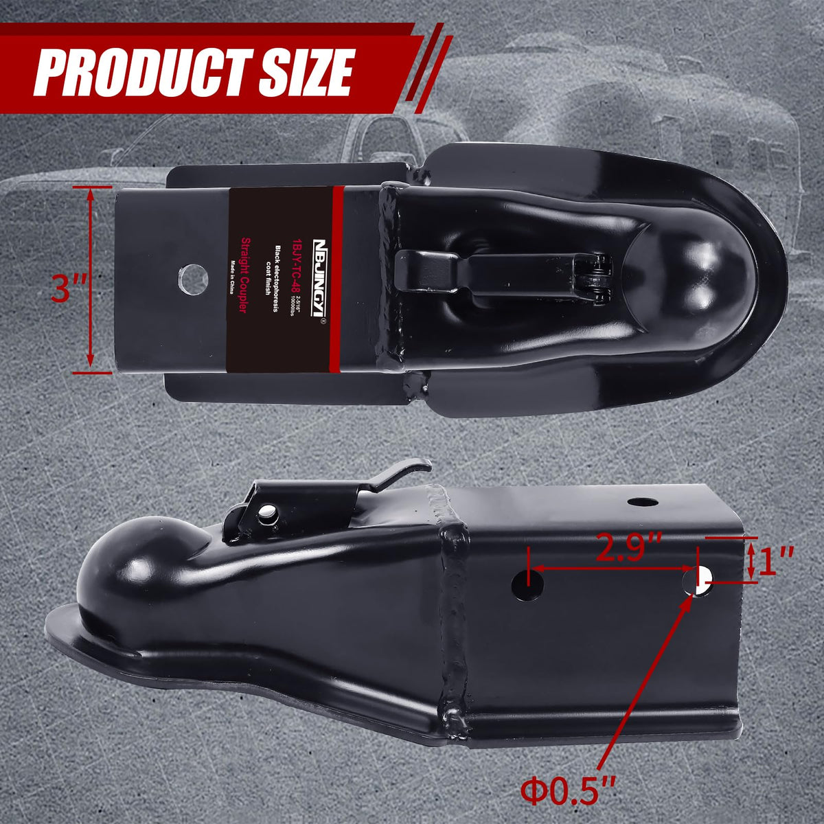 NBJINGYI close-up of latch detail highlighting smooth operation benefit