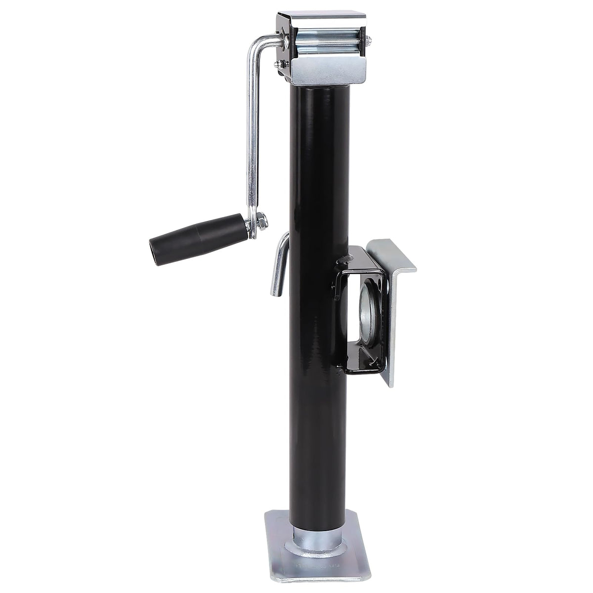 NBJINGYI front view of weld-on swivel jack showing sturdy construction and dependable support