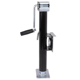 NBJINGYI front view of weld-on swivel jack showing sturdy construction and dependable support