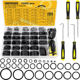 NBRINGO front view of clear case showing compact organized kit benefits