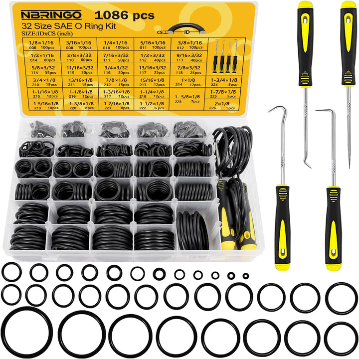 NBRINGO front view of clear case showing compact organized kit benefits