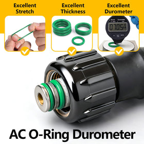NBRINGO printed size chart and compartment labels for accurate O-ring identification