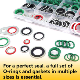 NBRINGO seals beside ruler for size comparison, helping choose the correct replacement quickly