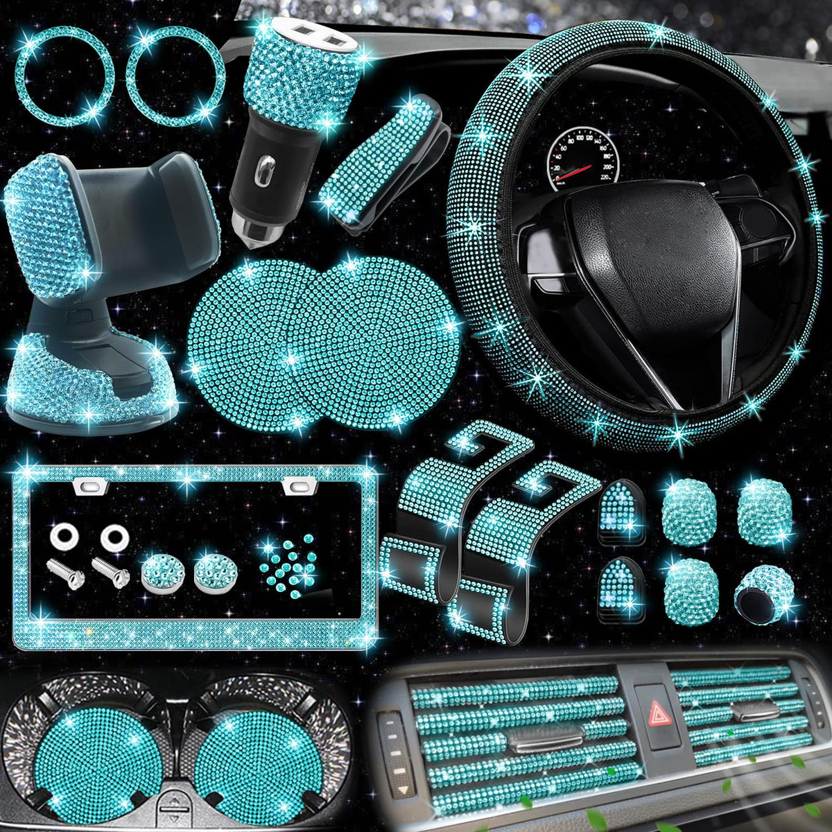 NBTEPEM front packaging showing full 27-piece aquamrine kit and benefits