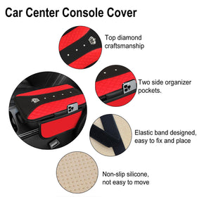 NBTEPEM armrest cover installed on console protecting surface and upgrading style