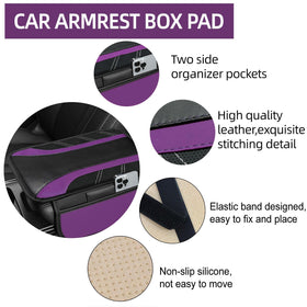NBTEPEM armrest cover installed on center console providing padded support
