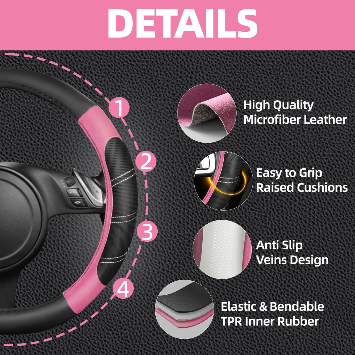 NBTEPEM armrest cover top view protecting console and adding soft support