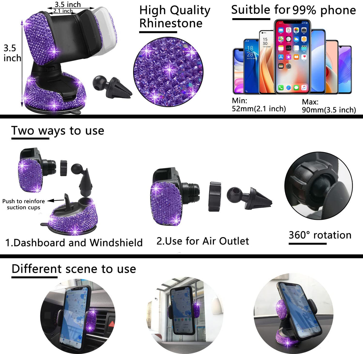 NBTEPEM car coasters placed in cupholders protecting surfaces from spills