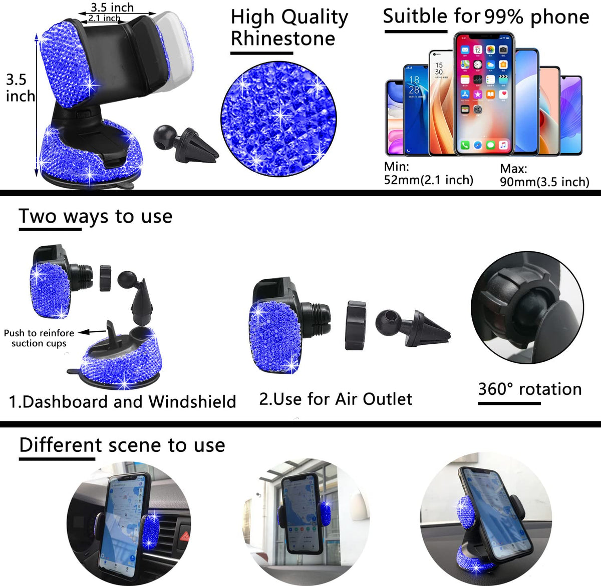 NBTEPEM car coasters detail protecting cup holders and resisting spills
