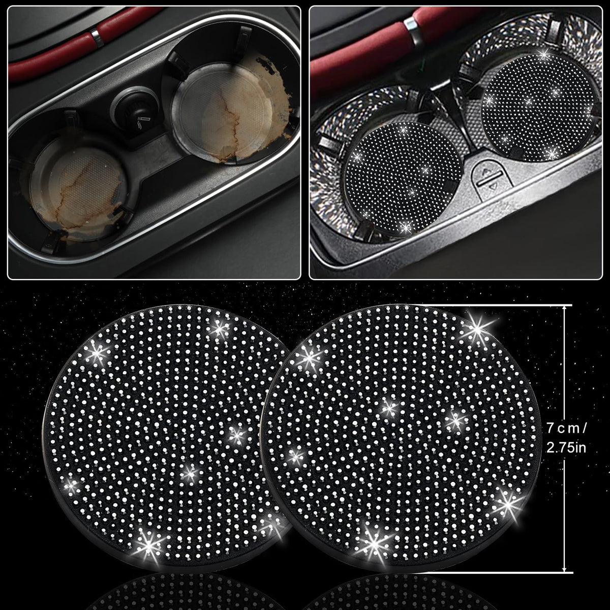 NBTEPEM dual USB charger detail powering devices while matching interior