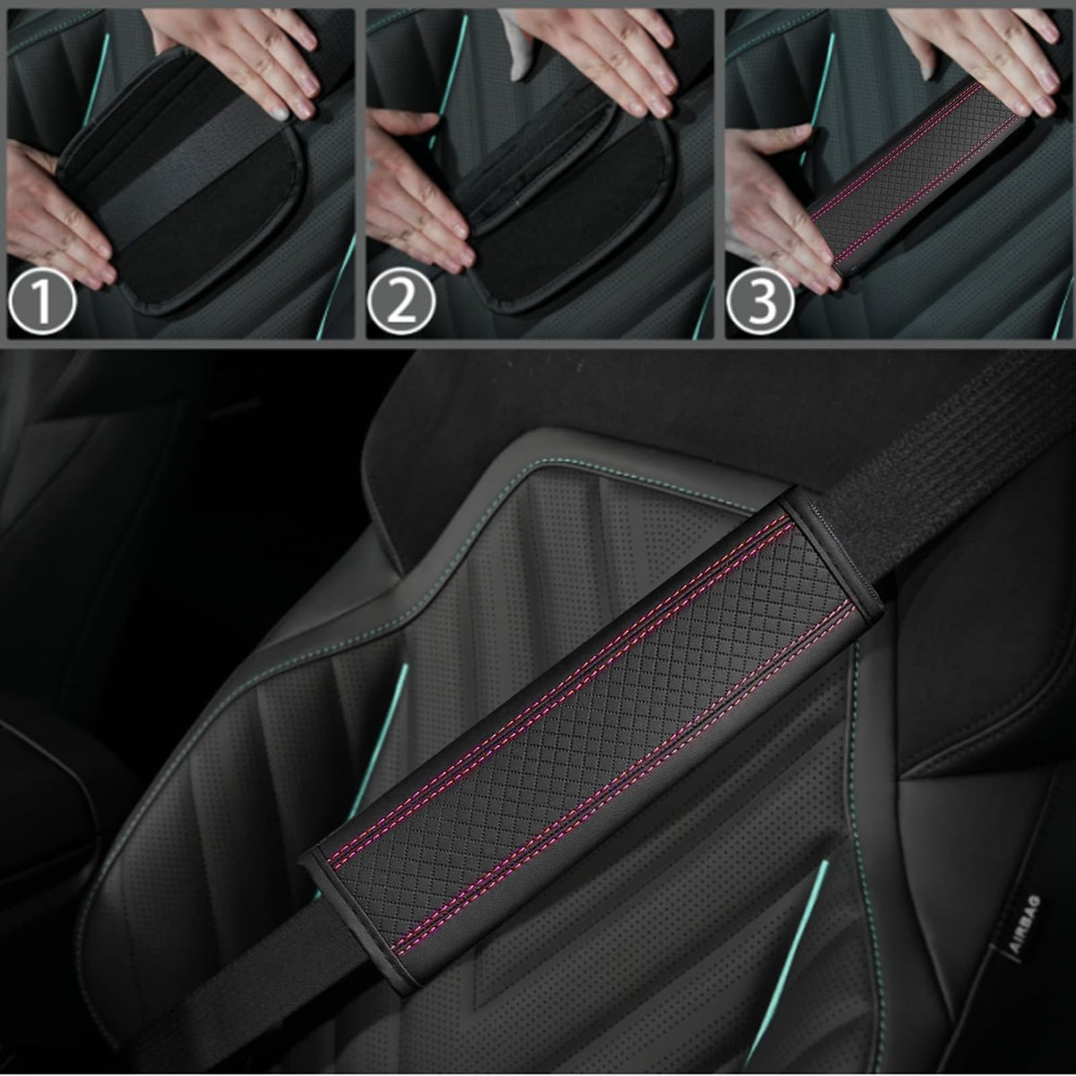 NBTEPEM full set on car dashboard showing coordinated style and easy fit