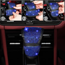 NBTEPEM gear shift cover installed in car enhancing shift appearance