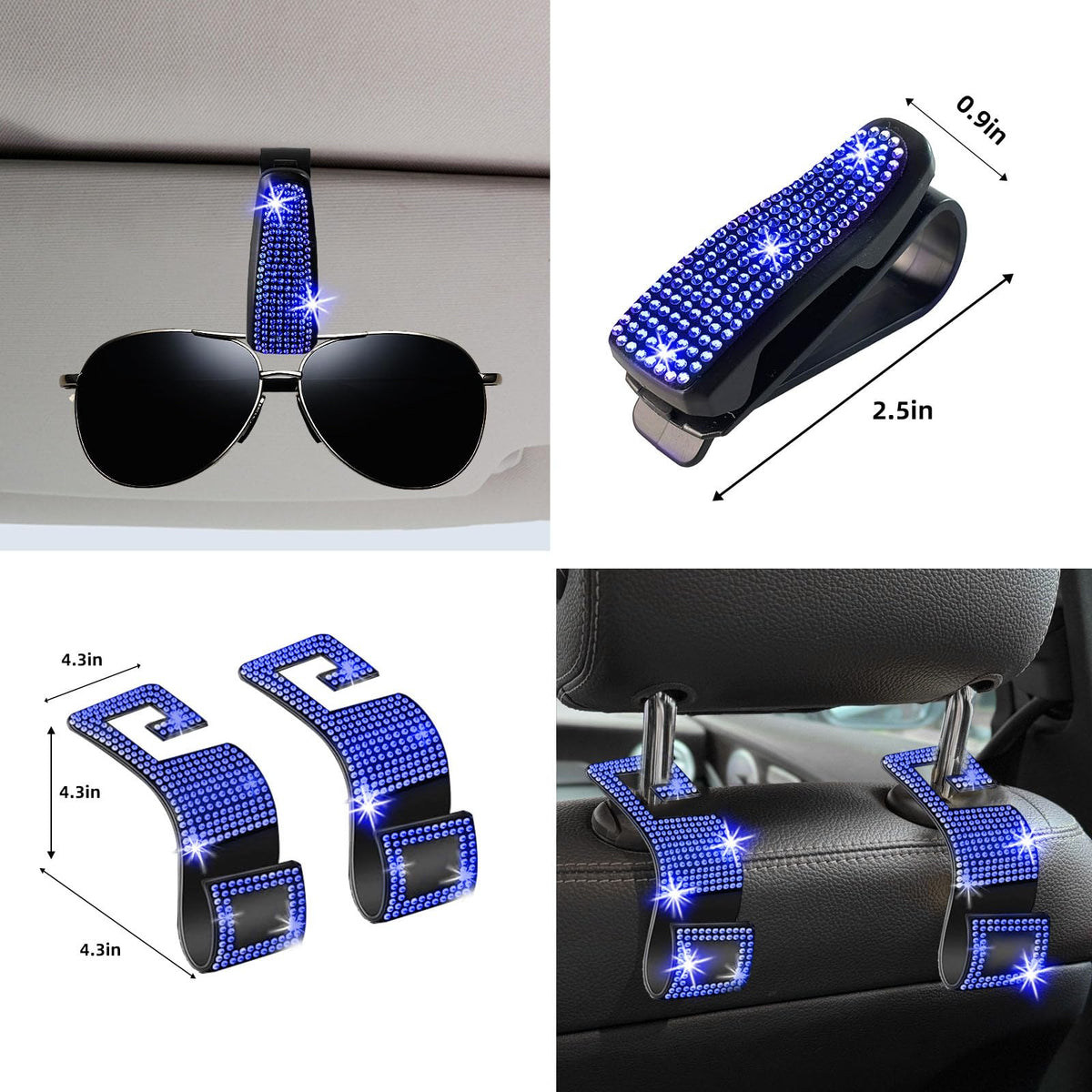 NBTEPEM lifestyle car interior showing coordinated blue bling across cabin