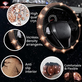NBTEPEM phone holder detail with rhinestone finish and stable phone support benefit