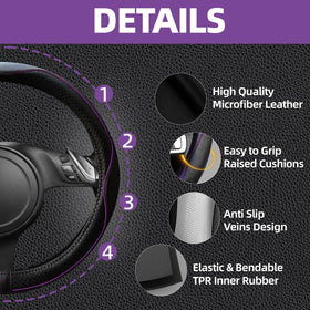 NBTEPEM seat belt cushions on seat adding shoulder comfort during drives