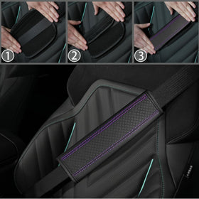 NBTEPEM full set flat-lay showing coordinated purple accessories for visual upgrade