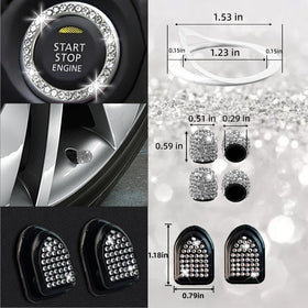 NBTEPEM valve caps and start button rings arranged for decorative detail