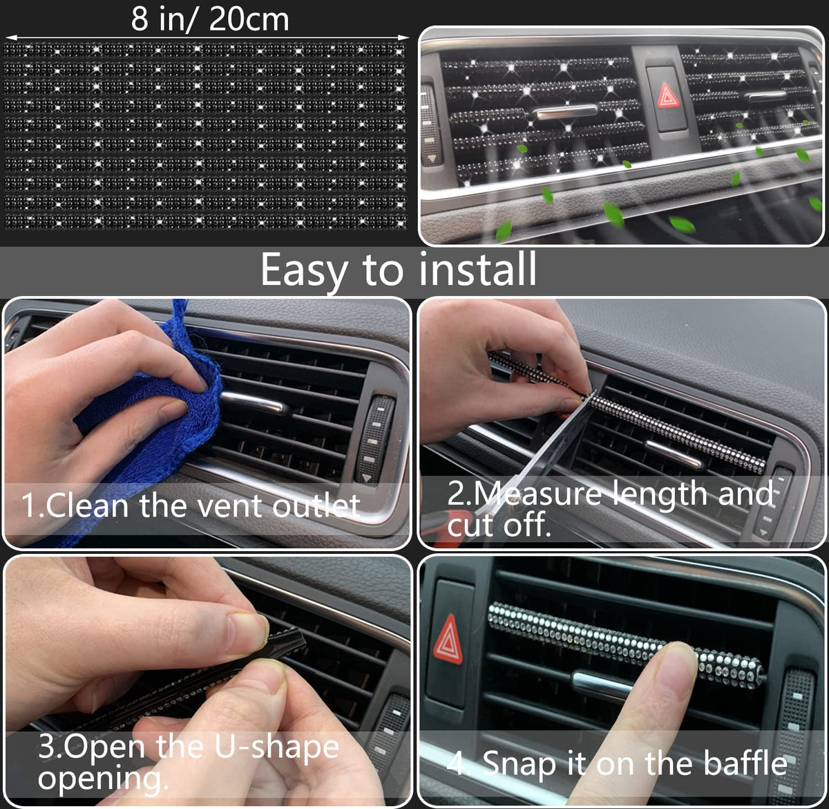 NBTEPEM vent trims arranged highlighting consistent finish and easy install