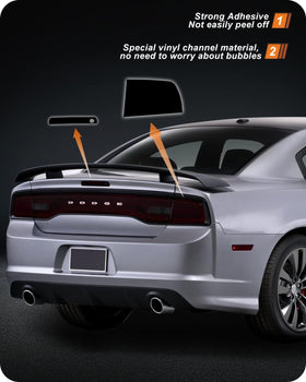 NDRUSH installed on 2013 Dodge Charger showing improved rear styling benefit
