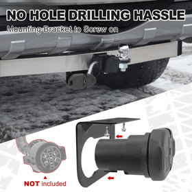 NeaLia bracket and screws mounted for secure, no-drill installation